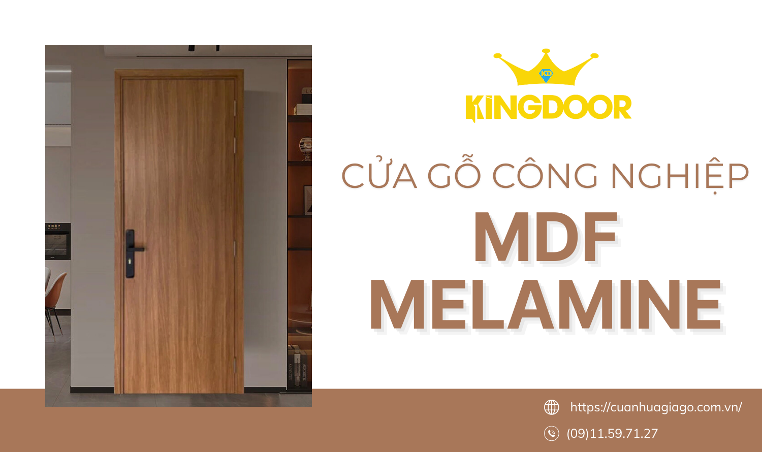 Cửa Gỗ MDF Melamine Quận 1 | Đáng Đầu Tư?